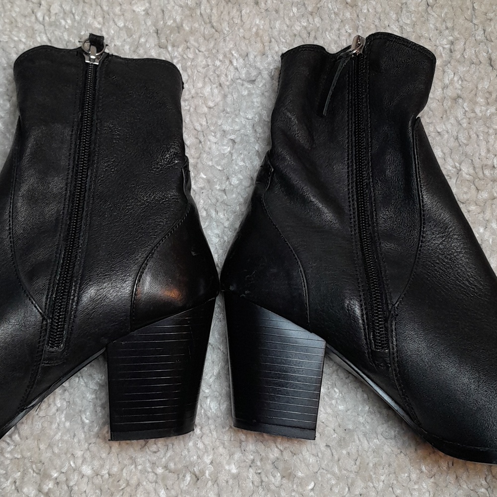 ZARA BLACK ANKLE BOOTS SIZE 8 - Picture 9 of 16